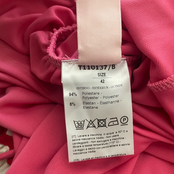 The Andamane Italian Designer Barbie Pink Curve Hugging Dress - Picture 7 of 7